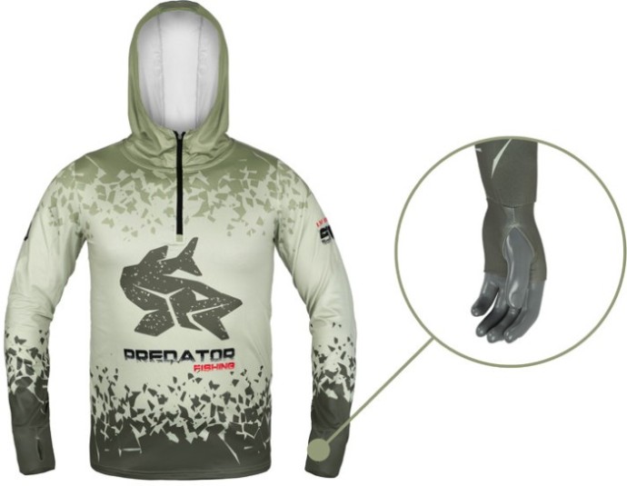 Majica Delphin UV ARMOR 50+ Predator