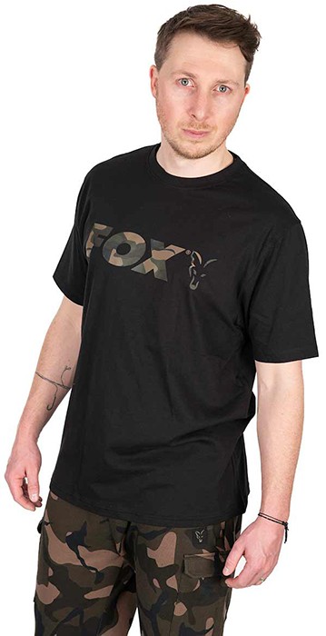 Majica Fox Black/Camo Logo T-Shirt