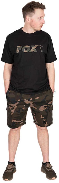 Majica Fox Black/Camo Logo T-Shirt