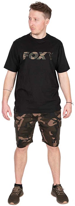 Majica Fox Black/Camo Logo T-Shirt