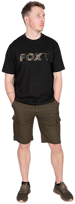Majica Fox Black/Camo Logo T-Shirt