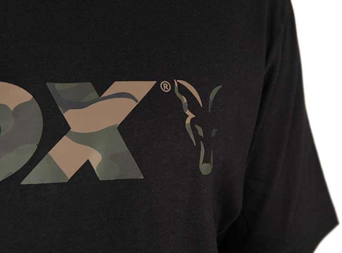 Majica Fox Black/Camo Logo T-Shirt