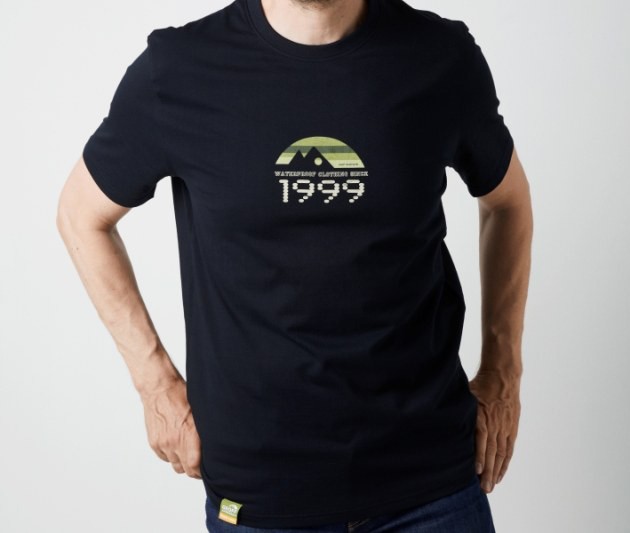 Majica Geoff Anderson Organic Tee Retro 1999 crna