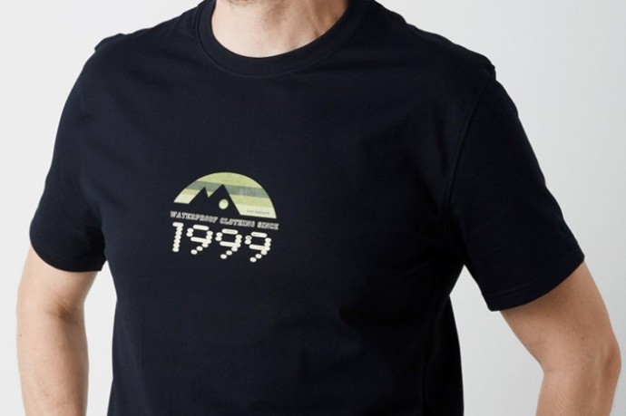 Majica Geoff Anderson Organic Tee Retro 1999 crna
