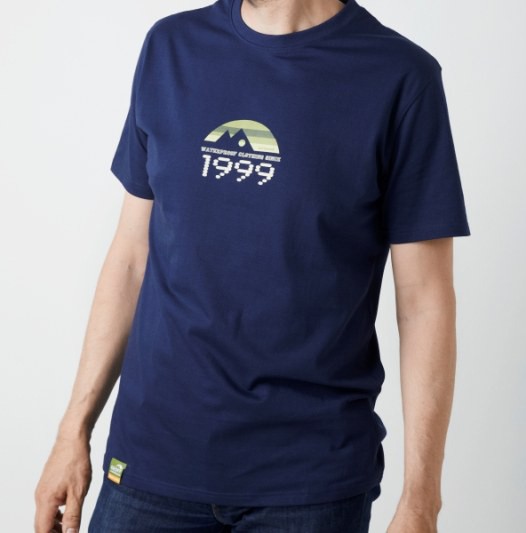 Majica Geoff Anderson Organic Tee Retro 1999 Plava