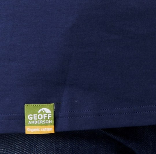 Majica Geoff Anderson Organic Tee Retro 1999 Plava