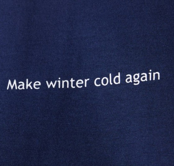 Majica Geoff Anderson Organic Tee Winter Navi Plava