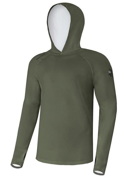 Majica Giants Fishing Funkcionalna s Dugim Rukavima UV50+ Hoodie Dark Green
