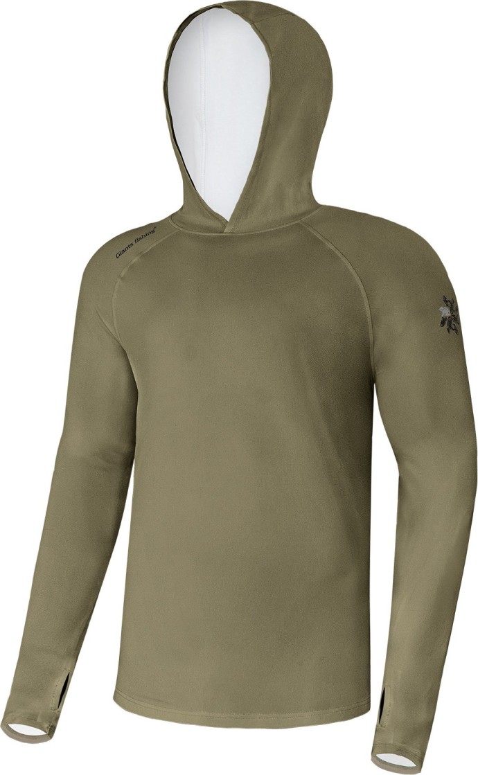 Majica Giants Fishing Funkcionalna s Dugim Rukavima UV50+ Hoodie Olive Green
