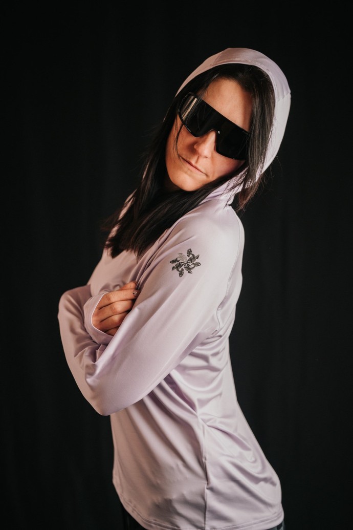 Majica Giants Fishing Funkcionalna s Dugim Rukavima UV50+ Hoodie Purple