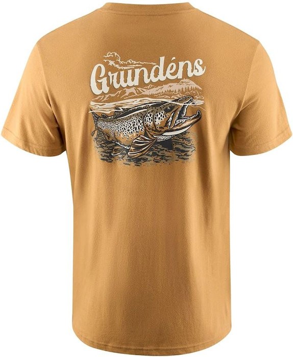 Majica Grundéns Leroy Brown SS T-Shirt Whiskey