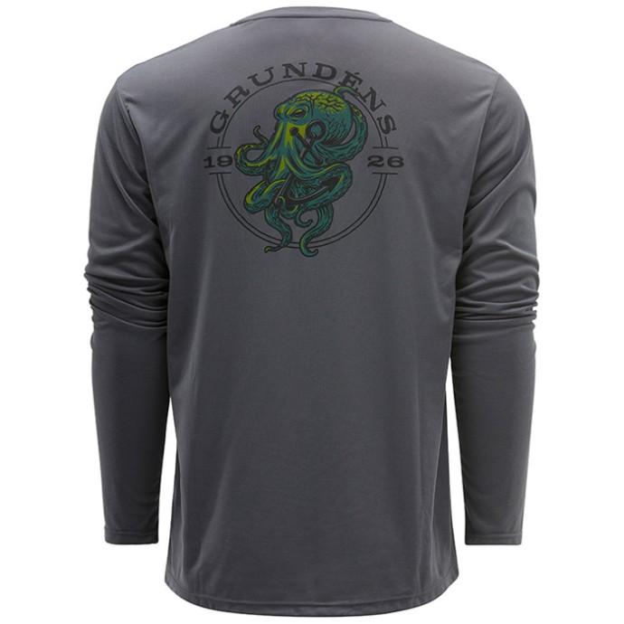 Majica Grundéns Tech Tee LS Kraken Anchor