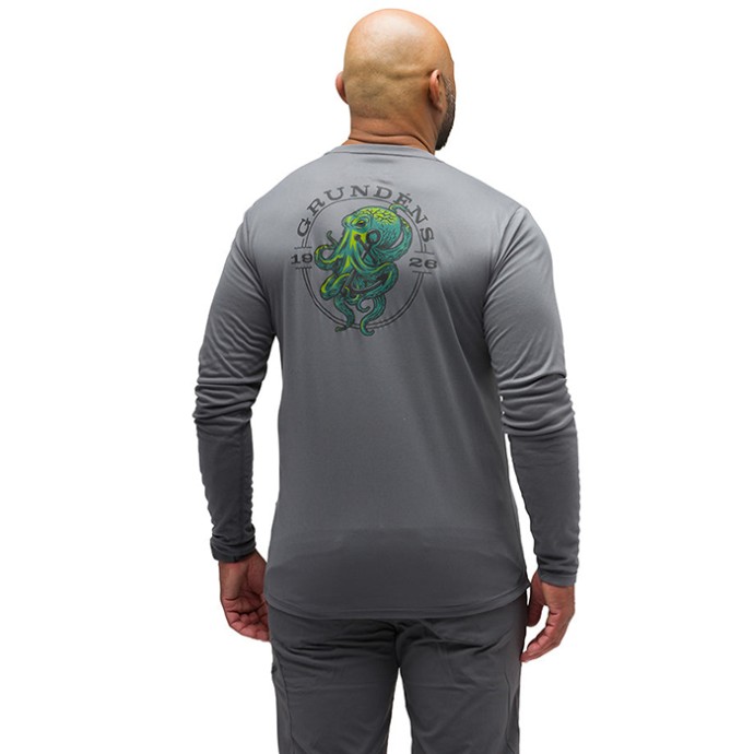 Majica Grundéns Tech Tee LS Kraken Anchor
