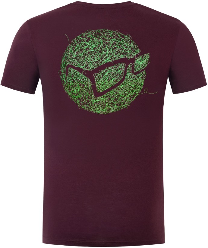 Majica Korda Birdsnest Tee Burgundy