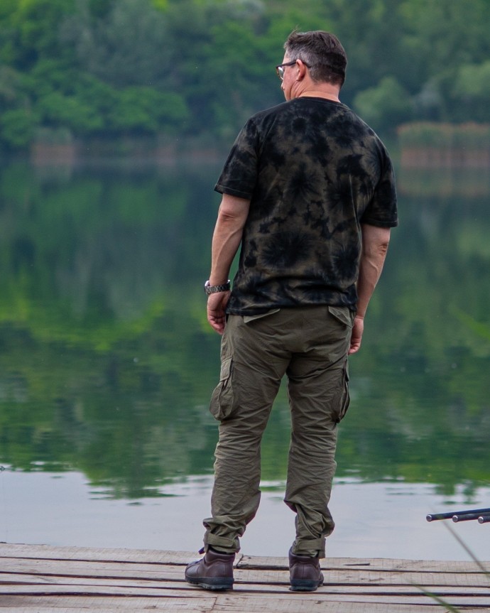 Majica Korda Tie Dye Tee Dark Olive