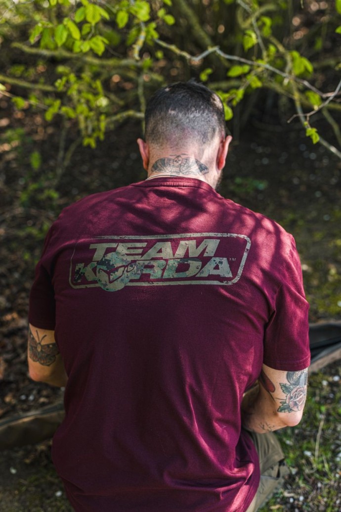 Majica Korda TK Digi Kamo Tee Burgundy