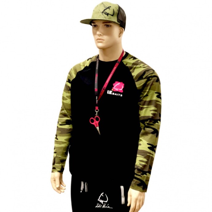 Majica LK Baits Dugi Rukav Unisex Crna/Camo