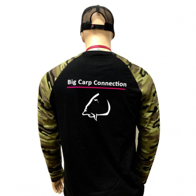 Majica LK Baits Dugi Rukav Unisex Crna/Camo
