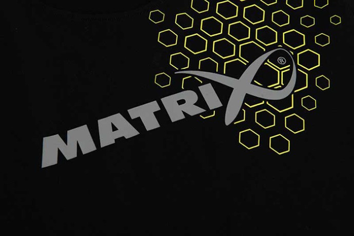 Majica Matrix Hex Print T-Shirt Black