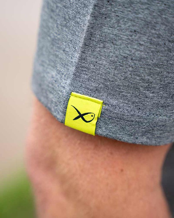 Majica Matrix Hex Print T-Shirt Grey Marl