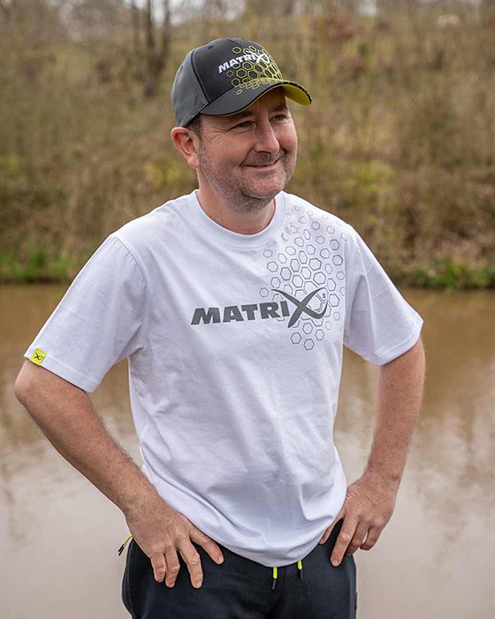 Majica Matrix Hex Print T-Shirt White