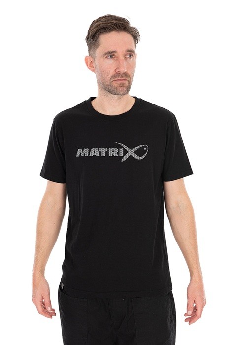 Majica Matrix Large Fade Logo T-Shirt - Black/Grey