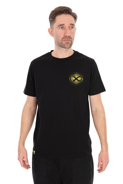 Majica Matrix Large Fade Logo T-Shirt - Black/Lime