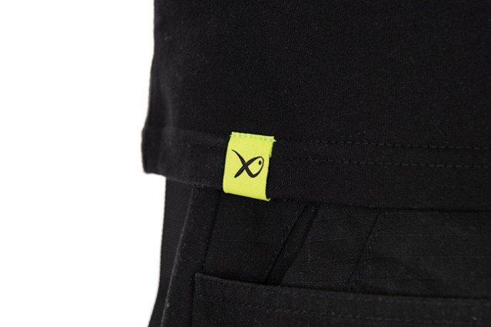 Majica Matrix Large Fade Logo T-Shirt - Black/Lime