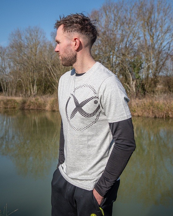 Majica Matrix Large Mesh Logo T-Shirt - Grey