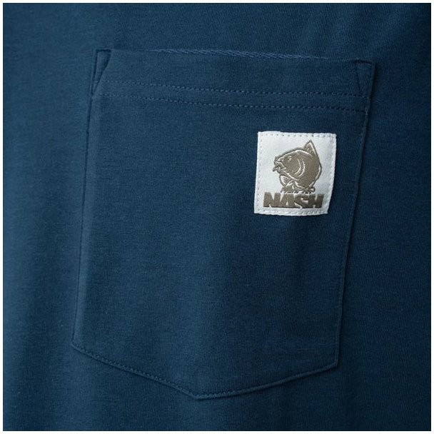 Majica Nash Make It Happen Badge Pocket T-Shirt Navy Blue