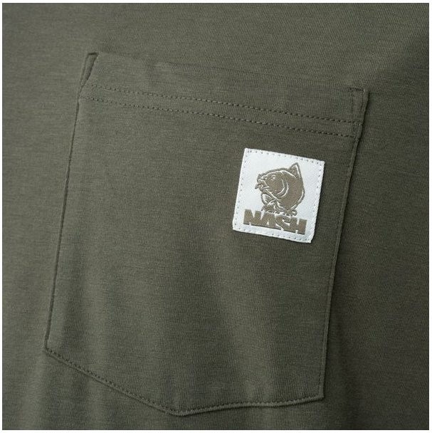 Majica Nash Make It Happen Carp Logo Long Sleeve T-Shirt Green
