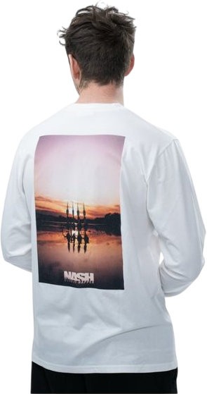 Majica Nash Make It Happen Sunset Long Sleeve T-Shirt Ecru