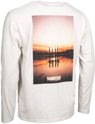 Majica Nash Make It Happen Sunset Long Sleeve T-Shirt Ecru
