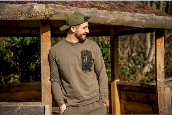 Majica Nash ZT HD Long Sleeve T-Shirt Green
