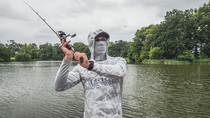 Majica Rage UV Hooded Light Camo Top