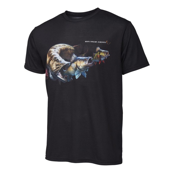 Majica Savage Gear Cannibal Tee Black