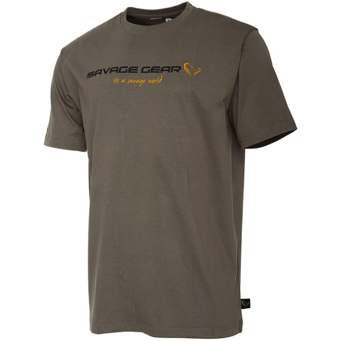 Majica Savage Gear SG4 Logo T-Shirt Loden Green