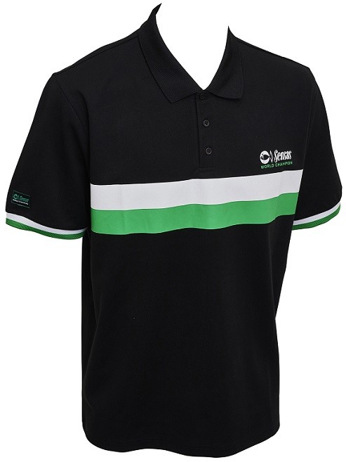 Majica Sensas Polo Fashion College Black