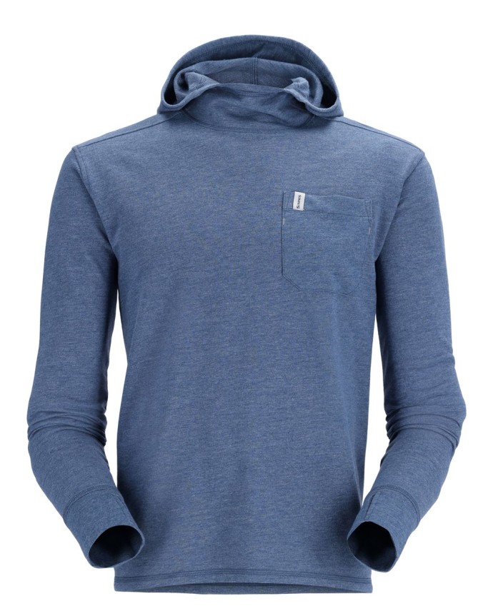 Majica Simms Henry's Fork Hoody Navy Heather