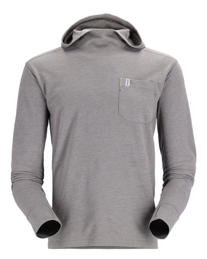 Majica Simms Henry's Fork Hoody Steel Heather