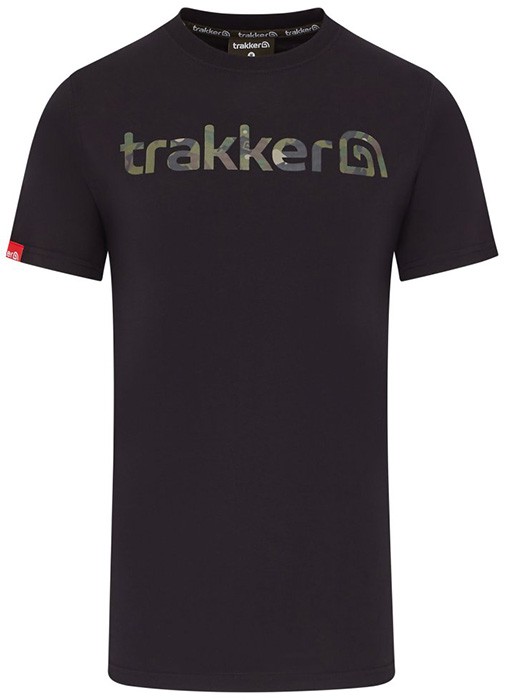 Majica Trakker CR Logo T-shirt Black Camo