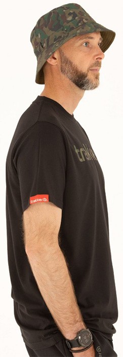 Majica Trakker CR Logo T-shirt Black Camo
