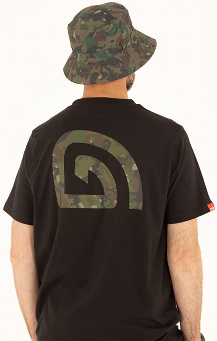 Majica Trakker CR Logo T-shirt Black Camo