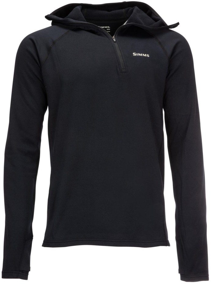 Mikica Simms Heavyweight Baselayer Hoody Crna