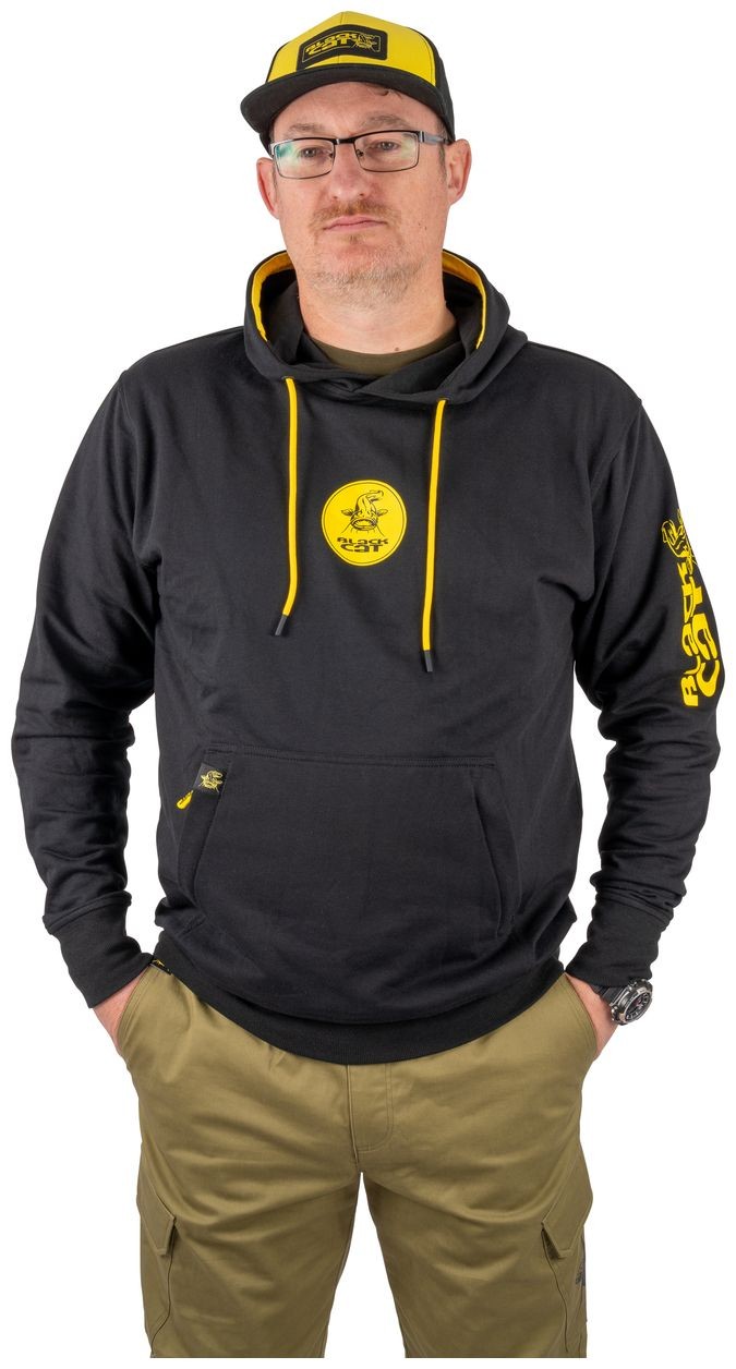 Mikina Black Cat Black Hoody