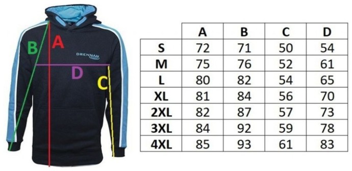 Mikina Drennan Heavy Hoody Crna