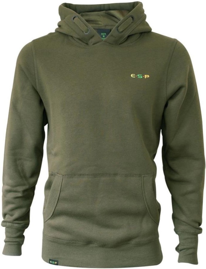 Mikina ESP Minimal Hoody Maslinasta