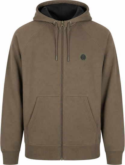 Mikina Fox Collection Zipped Hoody - Green