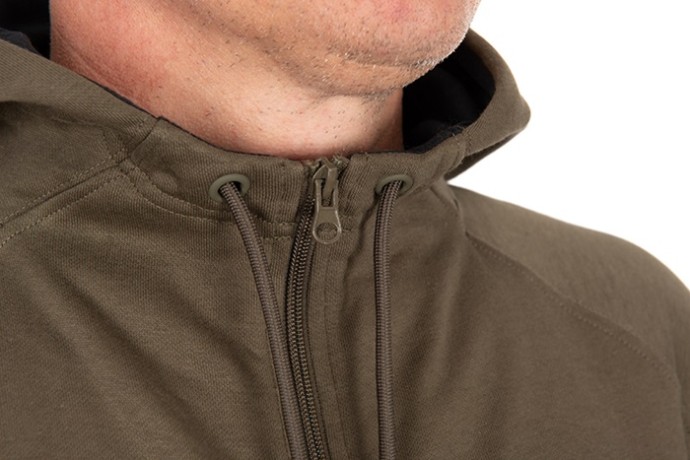 Mikina Fox Collection Zipped Hoody - Green
