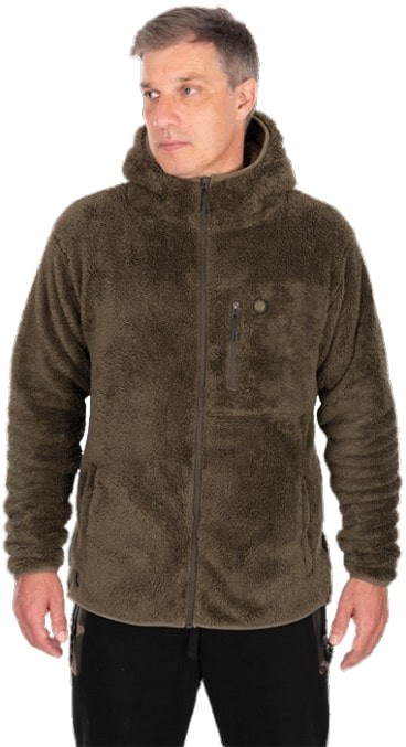 Mikina Fox HD Premium Full Zip Teddy Khaki Velikost XL